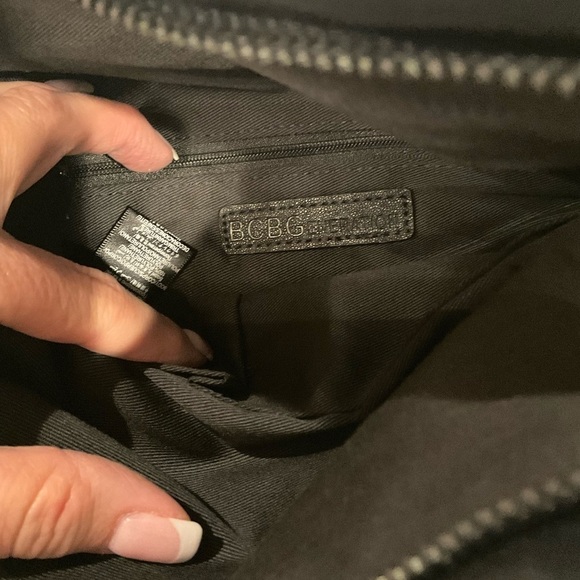 BCBG black crystal detailed clutch - Picture 10 of 12